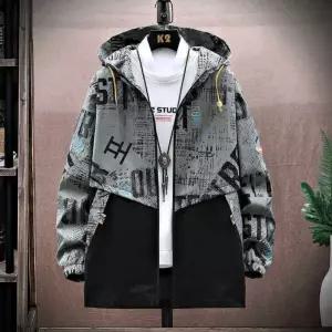 솔저스2 남성 봄가을 코트 점퍼 후드캐주얼 빅사이즈 겨울 기모 도톰상의 OPH3