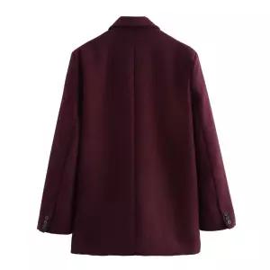 여자 가을 정장 재킷 패드 어깨 스트레이트 코트 원픽3