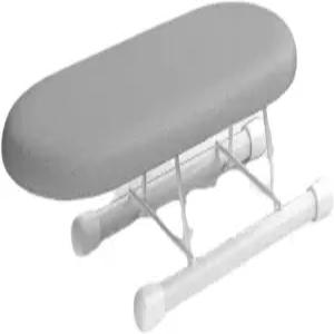 휴대용 미니 다림질 보드 열 접이식 테이블탑 의류 액세서리 회색