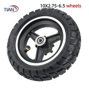 쿠고 쿠키린 G3 전동 스쿠터용 10인치 휠 10x2.75-6.5 튜브리스 타이어 교체