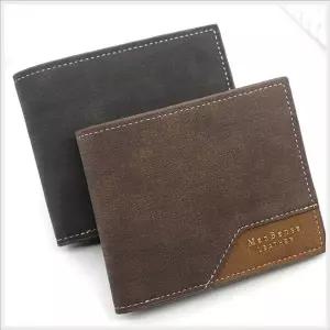 [하프클럽/]남성 인조가죽 스티치 포인트 동전수납 반지갑