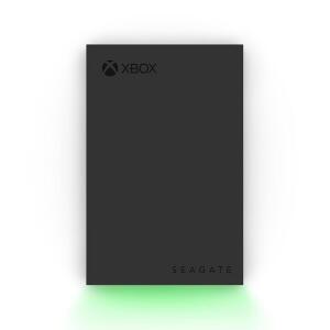 Xbox 2 TB 외장 하드 드라이브 휴대용 HDD용 Seagate 게임 드라이브 - USB 3.2 1세대 녹색 LED 바가 내장된 검은색 Xbox 인증 3년 구조 서비스(STKX2000400)