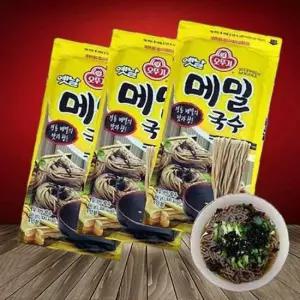 오뚜기) 옛날 메밀국수(건면)-400gx3팩(12인분)