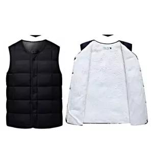 [시즌오프]안감 양털 안감 따뜻한 경량 패딩 조끼_5