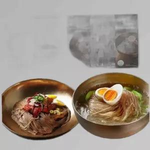 여름 캠핑밀키트 시원한 물냉면 비빔냉면 4인 세트