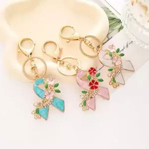 [하프클럽/]꽃 리본 키링 예쁜 가방고리
