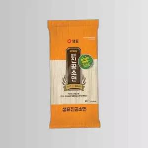 샘표 진공소면 900g 쫄깃한 소면국수 쫄깃한국수 잔치국수면 찰진국수 소면사리 식당용 식자재 누들 업소용