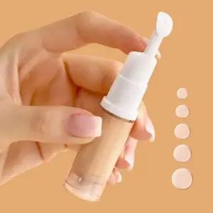 ( )오리입형 화장품 진공 소분 용기 5ml 2개세트 에센스 크림 휴대용 펌프 공병