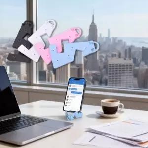 ( )안정적 거치 미니 접이식 폰 거치대 스마트폰 스탠드