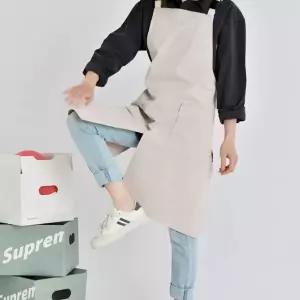 앞치마 편한 앞트임 바리스타 공방 작업 어린이집 바리스타앞치마