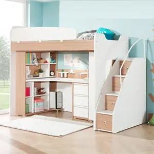 [텐스페이스]버터 벙커침대 수납계단형 B세트 MD5271 (수도권무배)