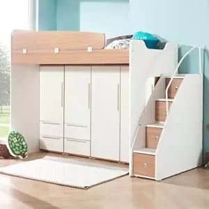 [텐스페이스]버터 벙커침대 수납계단형 H세트 MD5283 (수도권무배)