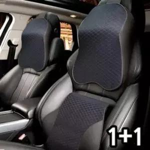 사무실의자쿠션 키젠 차량용 목쿠션 메모리폼 목베개 2개