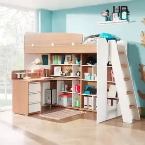 [텐스페이스]버터 슈퍼싱글 어린이 벙커침대 사다리형 D세트 MD5274 (수도권무배...