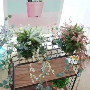 인테리어소품 핸드메이드 조화 벽걸이 라벤더 볼