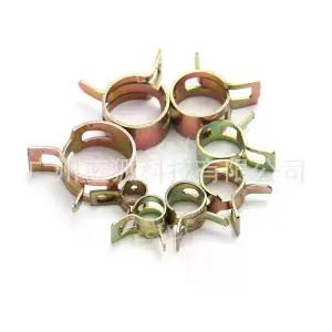 용수스틸 호스 160PCS 밴드 클램프 개세트 패스너 금속 6-17mm