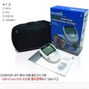 가정용 실버타운 노인병원 3in1 콜레스트롤 요산 혈당 측정기 혈당계 어르신선물 당체크기