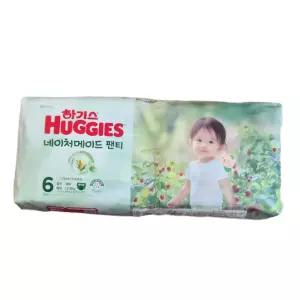 하기스 2025 네이처메이드 기저귀 6단계 팬티형, 여아용, 76매