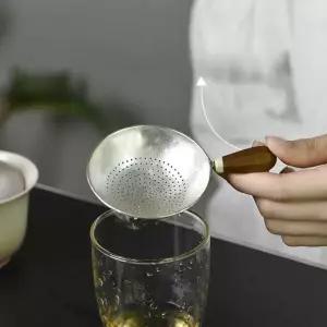 순은 실버 잎차 단일상품 티스트레이너 필터 원목