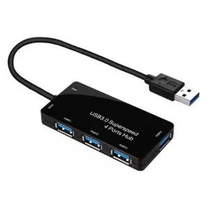 유선 허브 노트북 usb 포트 고속 컴퓨터 4