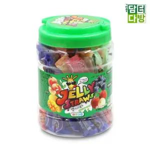키즈웰 젤리스트로우 스틱 빨대 박스 맛있는 대용량 810g [m7647D9]