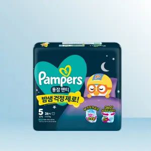 팸퍼스 2026 통잠팬티 밤기저귀 5단계 26매 / IBY
