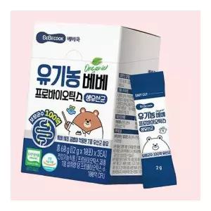 베베쿡 유기농 베베 프로바이오스틱스 유아 생유산균 30회분 1개 4598170