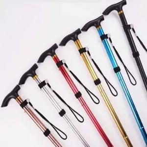 휴대용스틱 실버지팡이 경량지팡이 등산용품 접이식 지팡이