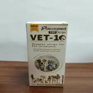 고양이와 개 모니터링을 위한 포소트림 반려동물 소변 검사 스트립 10가지 매개변수 100가지 수