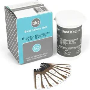 BKT TD-4279 혈당 검사 스트립 50ct - Keto-Mojo GK+용 아님 미터 및 오리지널 Bluetooth 전용