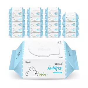 [잘풀리는집] 새싹이 물티슈 100매 X 20개