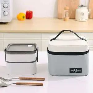 [하프클럽/]도시락 직장인 파우치 가방 런치백 피크닉 캠핑 심플