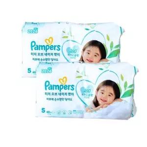 팸퍼스 2026 프리미엄 터치 오브 네이처 팬티형 기저귀 5단계 x120매