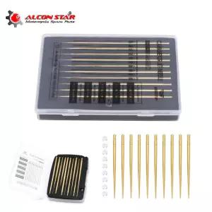 Alconstar 오토바이 파일럿 제트 메인 노즐 바늘 오일 Keihin FCR 28-41MM PWK21-34MM PE26 PJ34-38MM