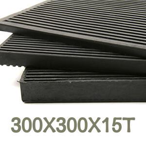 골 방진판 300X300X15T 방진고무판 충격 완충 소음 진동 흡수 방지 30cmX30cmX15mm