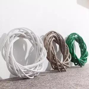 라탄 등나무 우드 리스 링 틀 볼드 20cm 3컬러 조화 만들기 재료 diy 크리스마스 벽걸이 인테리어 장식