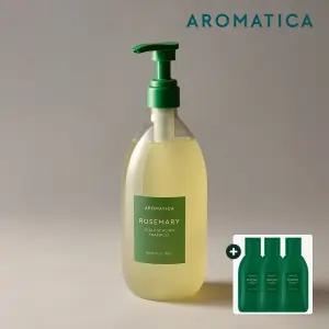[공식] 아로마티카 로즈마리 스칼프 스케일링 샴푸 750ml (펌프형)+견본3매(랜덤)