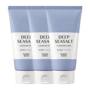 해피바스 퍼펙트 딥 씨솔트 클렌징폼 150g 3개
