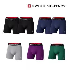 스위스밀리터리 남자팬티 메쉬패널 롱 드로즈 7장 속옷세트 기능성
