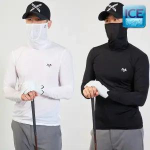 [럽인골프]투빅토리 남자고급형 뉴메쉬마스크 아이스원단 냉감티 남성골프웨어