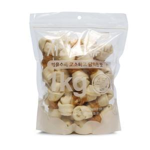 테비 치킨 우유껌 4.5인치(M) 1kg