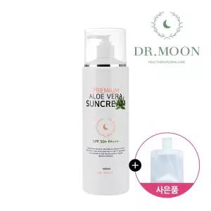 닥터문 프리미엄 대용량 1000ml 알로에베라 선크림 SPF50+ PA+++/소분파우치X2EA 데일리선크림