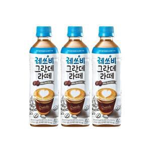 롯데 레쓰비 그란데 라떼 500ml 24개 라떼커피
