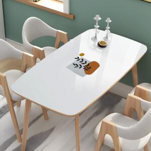 식탁 테이블 매트 패드 덮개 pvc 깔개 깔판 방수 유리대용 120X60