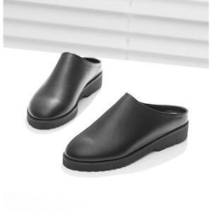 [지젤슈즈]통가죽블랙블로퍼/[9205]