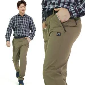 모렉스 남성 등산 바지 파워 스판 아웃도어 작업복 등산복 레저 팬츠 춘추 사계절 296