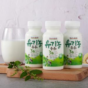 파스퇴르 유기농 우유 180ml 16개