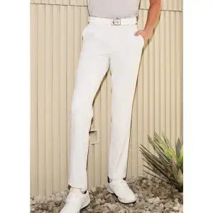 [엘르골프](김해점) (6K31651 100) 2024년 남성 여름 냉감프린트 와끼 밴드 일자핏 바지