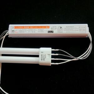 핀타입 4핀 FPL PL 4핀램프 전자식 형광등 안정기 24W 2등용 형광등2개 연결 간판