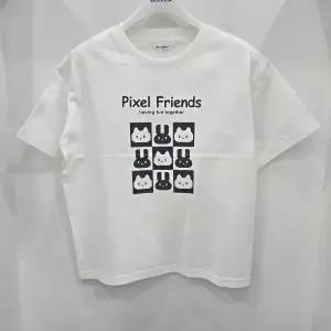 [에꼴리에]5부 픽셀 프렌즈 루즈핏티(25B0452)_US